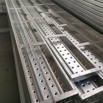 Customized Length Steel Scaffolding Plank Hot Dip Galvanized for Sturdy Construction Platforms