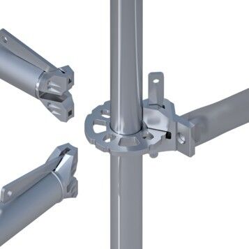 Sturdy Industrial Ringlock System Scaffolding Q235 Steel Construction for Safe Building Structures