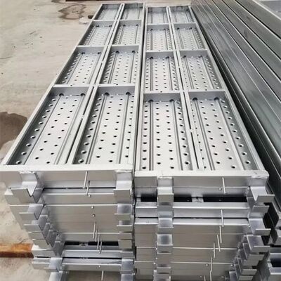 China Scaffolding System Planks Contruction Equipment Tools BS1139 210mm 240mm Metal Steel Board