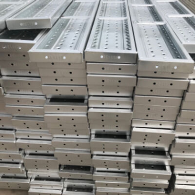 Construction Equipment Tools Galvanized Steel Plank Scaffold For Heavy Load Capacity