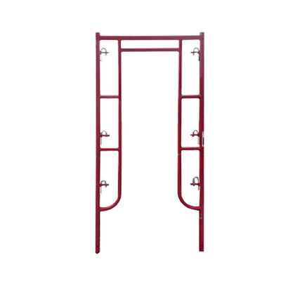 Narrow Frame Canada Lock Galvanized Steel Walk Through Scaffolding