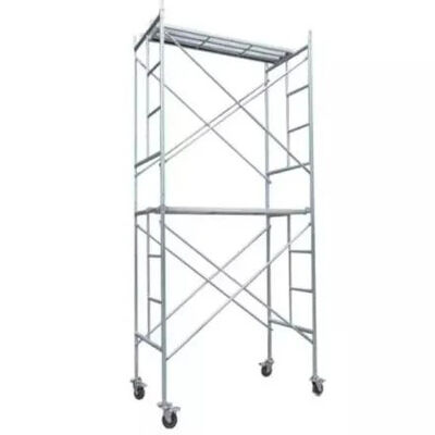 Pre-galvanized Walk Thru Frame Scaffold with Gravity Lock for High Rise Projects