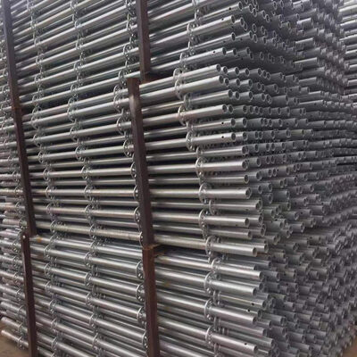 2026 Q355 Steel 3.2mm Hot-dipped Galvanized Ringlock Brace Head with Q235  Steel Rosette Construction