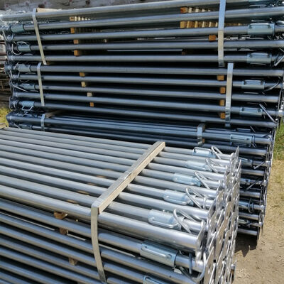Acrow Adjustable Floor Prop, Galvanized Heavy‑Duty Telescopic Steel Prop, Multiple Sizes for Formwork Floor Slab Construction Shoring Support