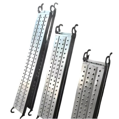 planking in construction Q235 hot dip galvanized steel anti-slip surface reinforced structure for building site platforms and temporary walkway decks BYTHAI