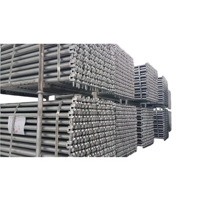 - ringlock standard Q235 hot dip galvanized steel heavy duty vertical post for modular scaffolding system and construction support BYTHAI