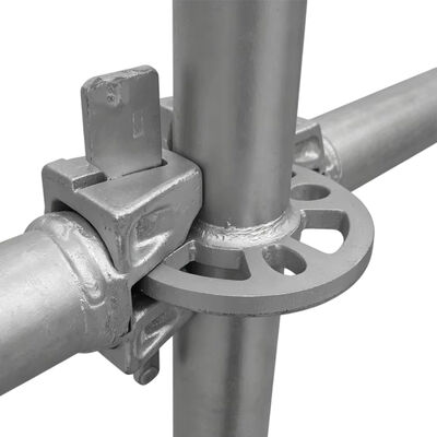 ringlock guardrail Q235 hot dip galvanized steel heavy duty safety barrier for ringlock scaffolding edge protection and site safety BYTHAI