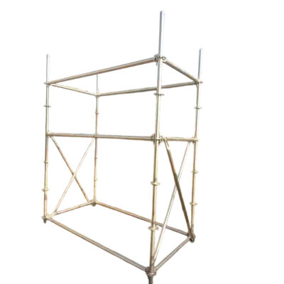 easy assemble ring lock scaffolding high strength galvanized steel plug-in design for rapid scaffolding erection and construction site support BYTHAI