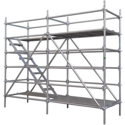 ringlock scaffold Q235 hot dip galvanized steel heavy duty type for building construction support and construction site working platforms BYTHAI