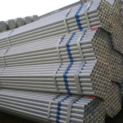 48.3mm Diameter HDG Steel Pipes For High Tensile Strength