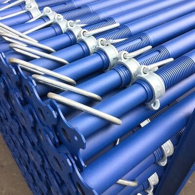 Powder Coated Quick Assemble Adjustable Jack Prop Scaffolding Steel Acrow props Shoring For Construction
