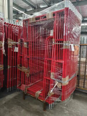 Q235 VLOCK Walkthrough Frame High Flexibility and Powder Coating for South American Buyers