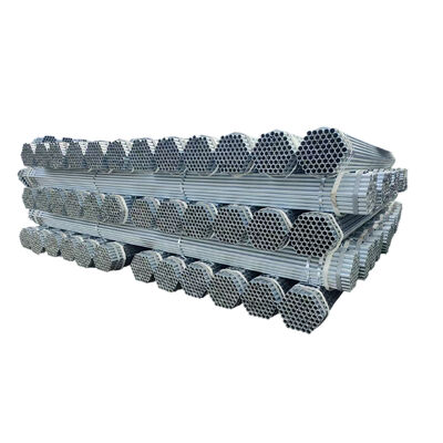 tubular steel scaffolding Q235 hot dip galvanized 48.3mm outer diameter 3.2mm wall thickness 1‑6m adjustable cuttable length for high‑rise building exterior renovation work BYTHAI
