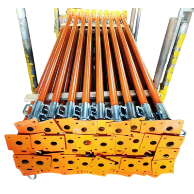 galvanized adjustable steel props Q235 hot dip galvanized heavy duty thick wall steel structure for concrete formwork support and building construction shoring engineering projects BYTHAI
