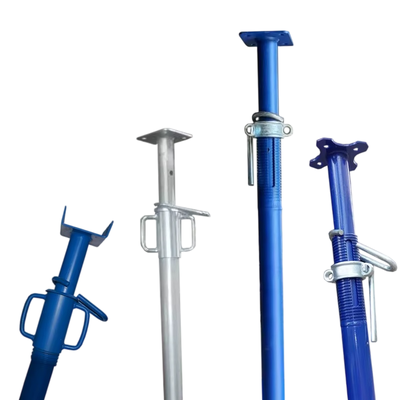 telescopic construction props Q235 hot dip galvanized heavy duty thick wall steel structure for concrete formwork support and building construction shoring engineering projects BYTHAI