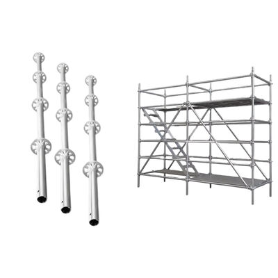 ringlock steel deck Q235 hot dip galvanized steel anti-slip heavy load for ringlock scaffolding platforms and construction working decks BYTHAI