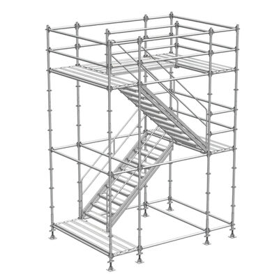 modular ringlock scaffolding Q235 hot dip galvanized steel heavy duty structure for building construction support and industrial site working platforms BYTHAI