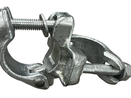 scaffolding clamp swivel high strength malleable steel galvanized rotatable locking for industrial scaffolding joint fixing and structural bracing BYTHAI