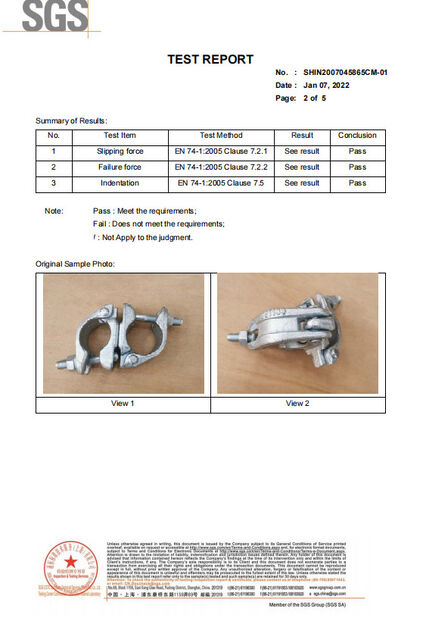 China Bythai Scaffolding Co.,Ltd zertifizierungen